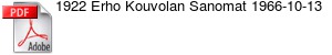 1922 Erho Kouvolan Sanomat 1966-10-13