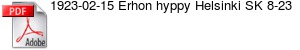 1923-02-15 Erhon hyppy Helsinki SK 8-23