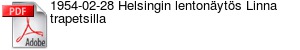 1954-02-28 Helsingin lentonyts Linna trapetsilla