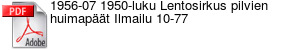 1956-07 1950-luku Lentosirkus pilvien huimapt Ilmailu 10-77