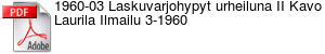 1960-03 Laskuvarjohypyt urheiluna II Kavo Laurila Ilmailu 3-1960