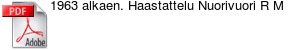 1963 alkaen. Haastattelu Nuorivuori R M