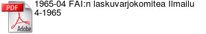1965-04 FAI:n laskuvarjokomitea Ilmailu 4-1965
