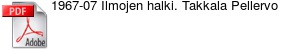 1967-07 Ilmojen halki. Takkala Pellervo