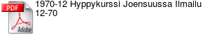 1970-12 Hyppykurssi Joensuussa Ilmailu 12-70