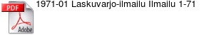 1971-01 Laskuvarjo-ilmailu Ilmailu 1-71