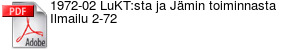 1972-02 LuKT:sta ja Jmin toiminnasta Ilmailu 2-72