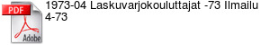 1973-04 Laskuvarjokouluttajat -73 Ilmailu 4-73