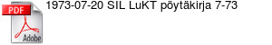1973-07-20 SIL LuKT pytkirja 7-73