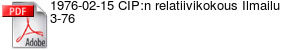 1976-02-15 CIP:n relatiivikokous Ilmailu 3-76