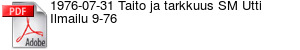 1976-07-31 Taito ja tarkkuus SM Utti Ilmailu 9-76