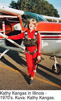 Kathy Kangas in Illinois - 1970's. Kuva: Kathy Kangas.