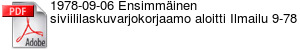 1978-09-06 Ensimminen siviililaskuvarjokorjaamo aloitti Ilmailu 9-78