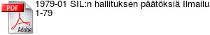 1979-01 SIL:n hallituksen ptksi Ilmailu 1-79