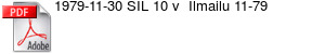 1979-11-30 SIL 10 v  Ilmailu 11-79