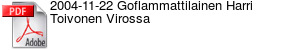 2004-11-22 Goflammattilainen Harri  Toivonen Virossa