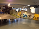 Utin Messerschmitt 109 on esill Ilmailumuseossa.