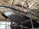 Airveteranin DC-3 OH-LCD "Lokki" menossa asuntomessuille.