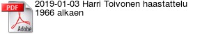 2019-01-03 Harri Toivonen haastattelu 1966 alkaen