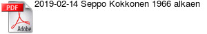 2019-02-14 Seppo Kokkonen 1966 alkaen