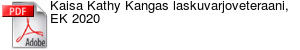 Kaisa Kathy Kangas laskuvarjoveteraani, EK 2020