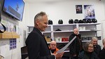 ULK 60 vuotta 28.10.2023. Vuosikokous Skydive Finlandin tiloissa. Vas. Puheenjohtaja Timo Toivonen, Olli Eerola, Anssi Horppu, Maija-Liisa "Manta" Laksio, Erkki Kajala ja Asko Hauhia. Kuva: Eero Kausalainen.