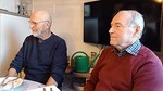 Sorsat Intolla 19.11.2024. Hannu Sailavuo (vas.) ja Paavo Seiro. <br>Kuva: Eero Kausalainen.