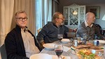 Sorsat Intolla 19.11.2024.Eero Kausalainen (vas), Harri Toivonen ja Rolf Leiman. <br>Kuva: Eero Kausalainen.