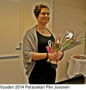 Vuoden 2014 Paraoskari Pilvi Juvonen