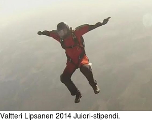 Valtteri Lipsanen 2014 Juiori-stipendi.